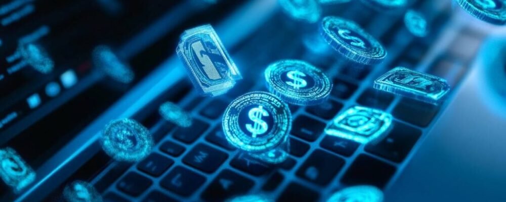 Financial dashboard managing money to sustain earning potential