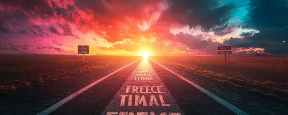 Person walking toward sunlight symbolizing financial fulfillment