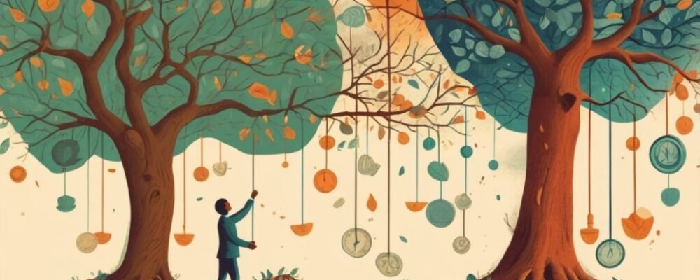 Diagram showing how to build Time Capital through digital assets