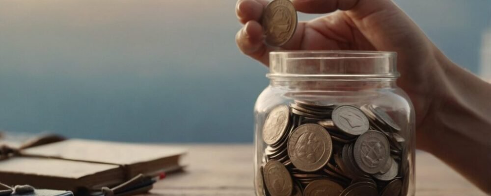 Person letting go of fear, breaking free from scarcity mindset and living purposefully